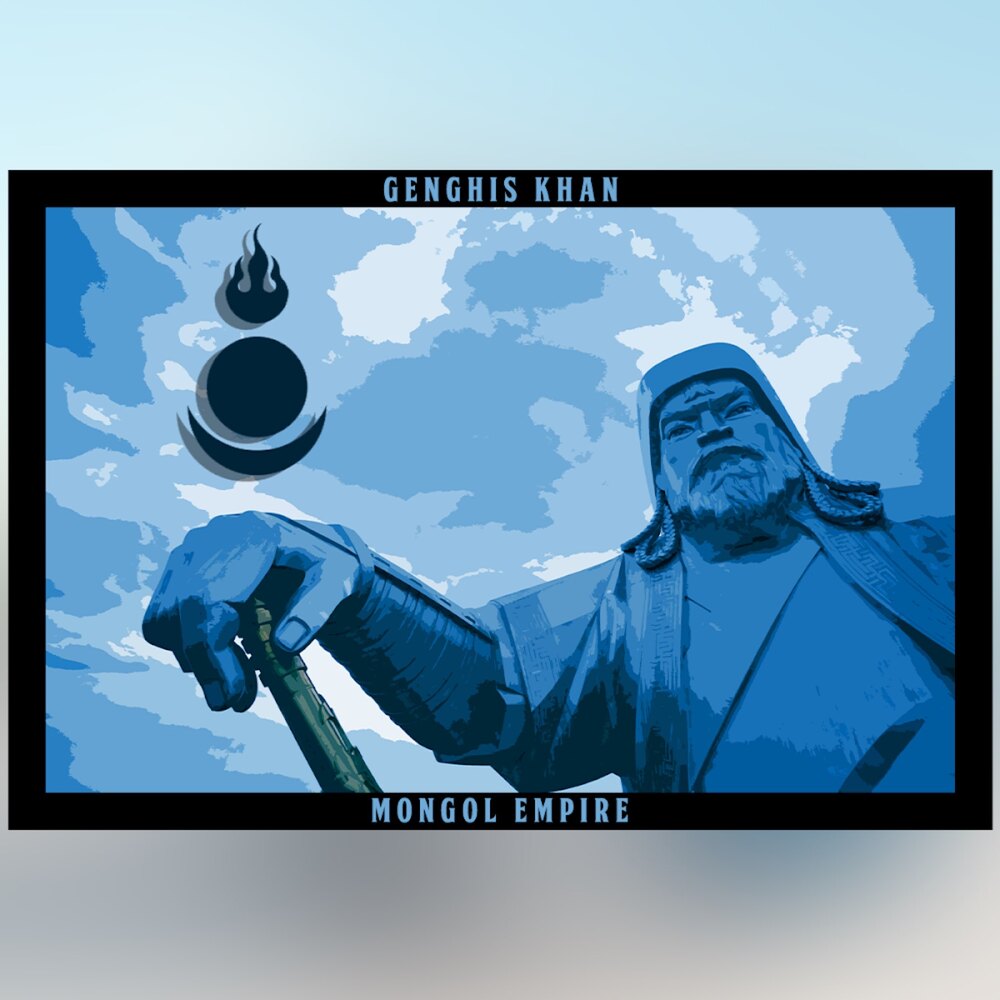 CENGİZ HAN II TEMALI KUPA BARDAK